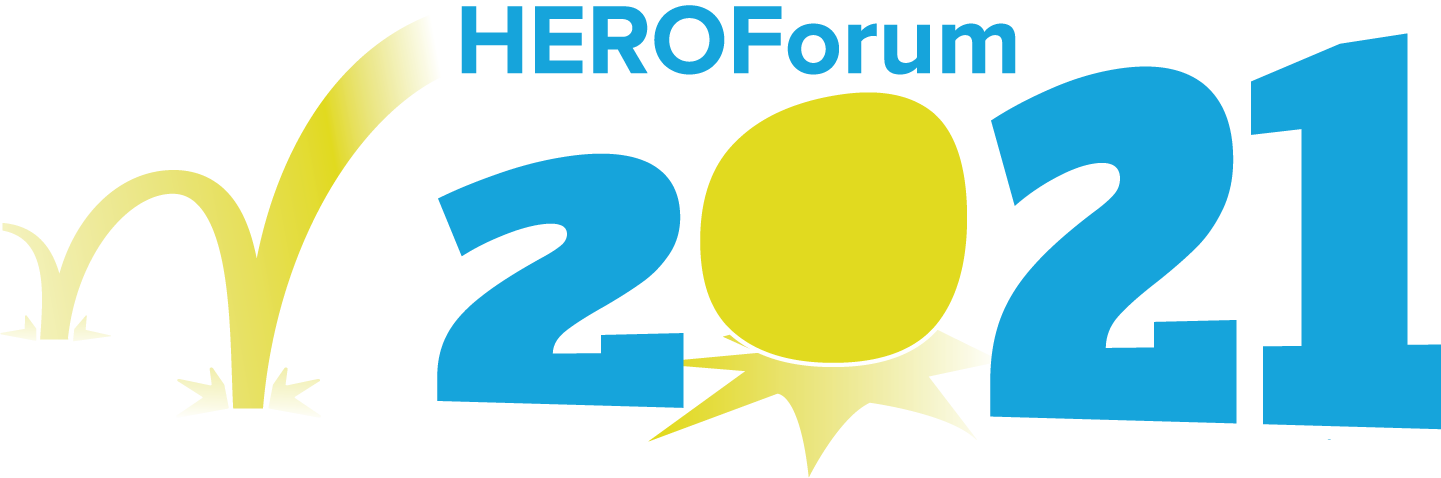 HEROForum 2021 logo with bouncing ball